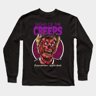 Night Of The Creeps, horror, 80s, cult classic Long Sleeve T-Shirt